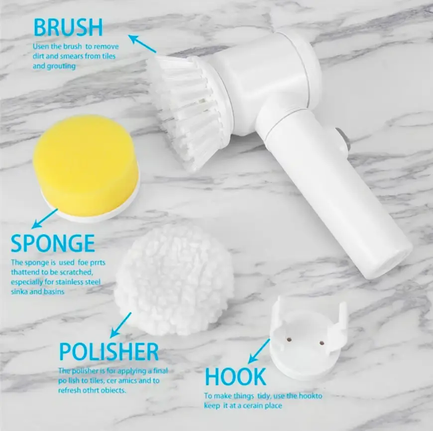 Multifunctional Electric Brush Scrubber image 11