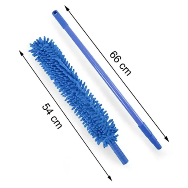 Flexible Fan Duster with Long Extendable Rod for Fan, Car, Kitchen & Furniture - Image 3
