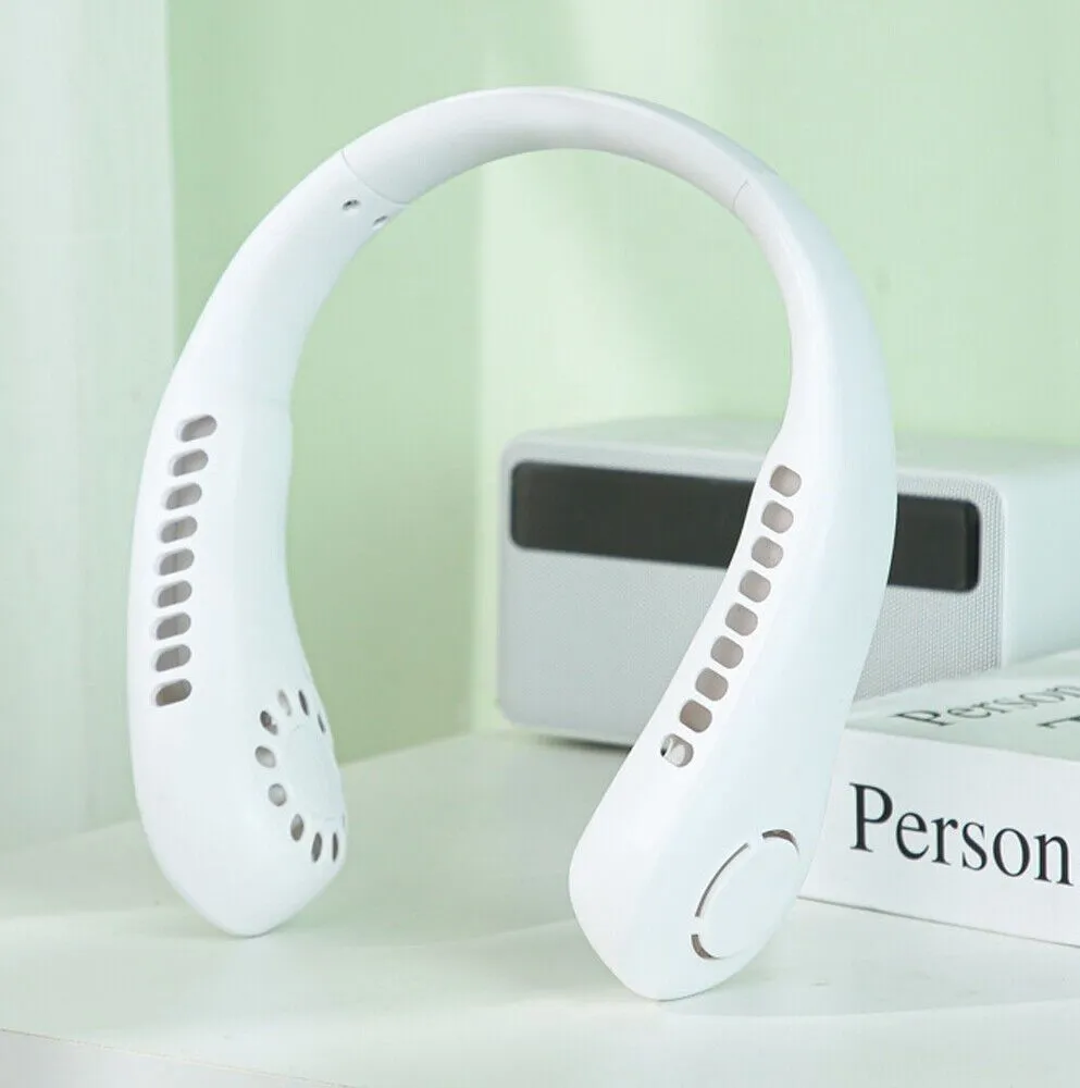 Portable Bladeless Neck Fan – Hands-Free Cooling for Travel, Sports & Outdoor Use - Image 2