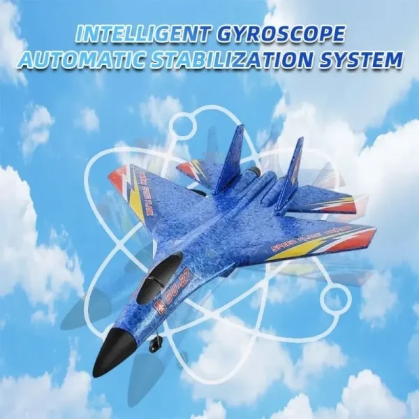 SU-27 RC Jet Fighter Plane with LED Light – 2.4GHz, 300m Range - Image 4